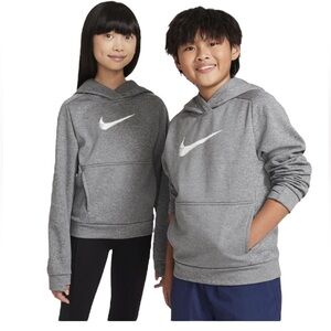 NWT Nike Kids Unisex Therma Fit Hoodie in‎ Charcoal Grey